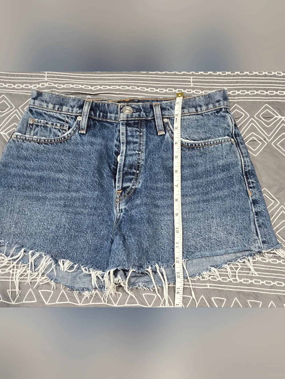 Hudson Cara Classic Denim Shorts Size 28 - Picture 3 of 9